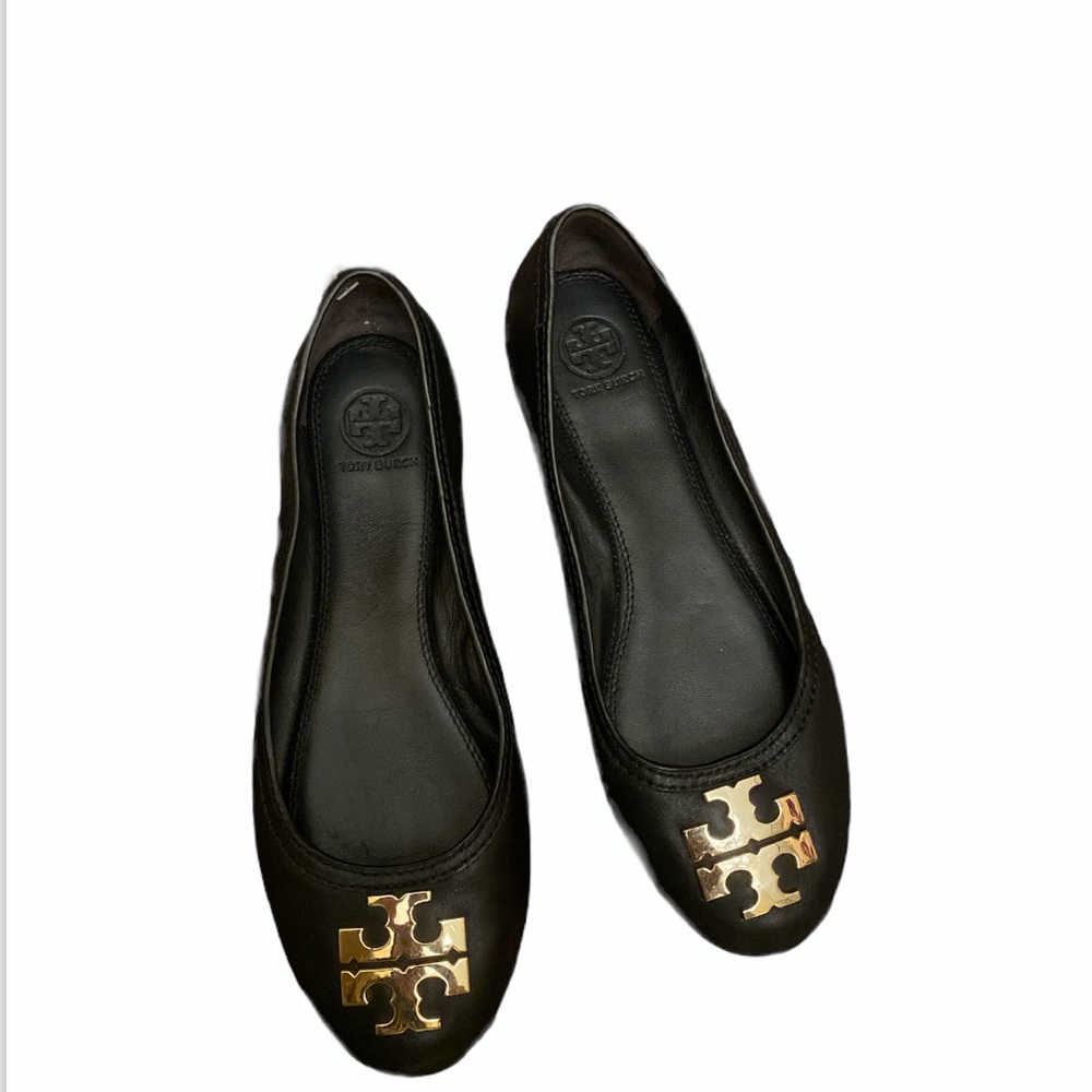 Tory Burch Claire Ballet Classic Black Flats (8)